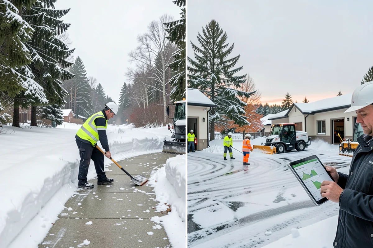 Ramp Snow Removal in Kenmore, King County, WA - Clear the full ramp surface from base to crest