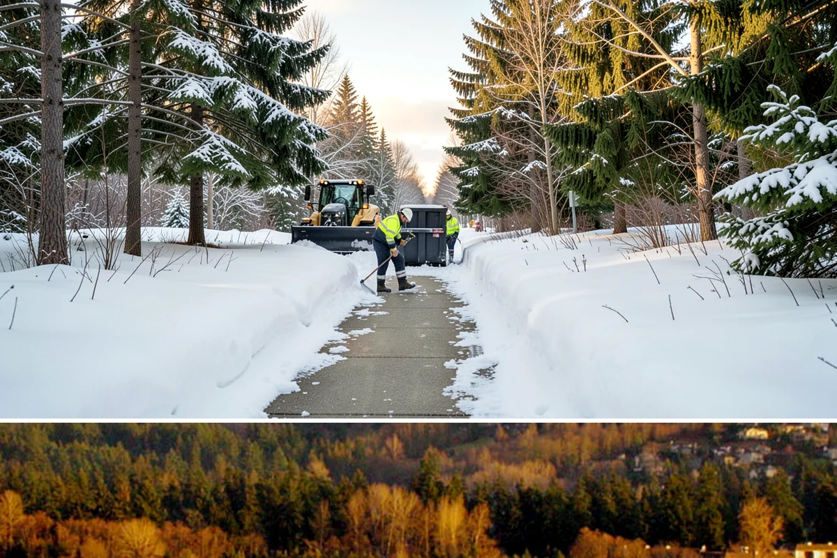 Ramp Snow Removal in Kenmore, King County, WA - Keep ramps on active treatment throughout any freeze event, most common in the lowlands from December into February.