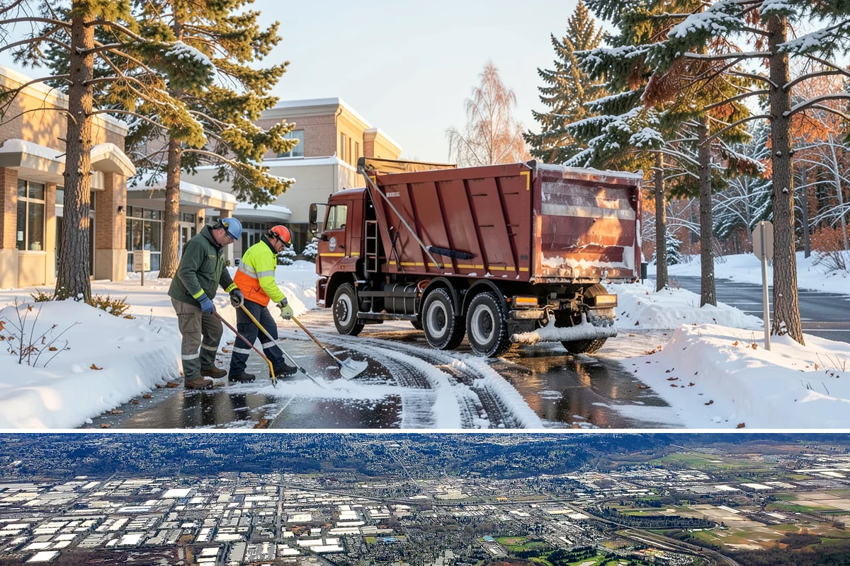 Ramp Snow Removal in Kent, King County, WA - Keep ramps on active treatment throughout any freeze event, most common in the lowlands from December into February.