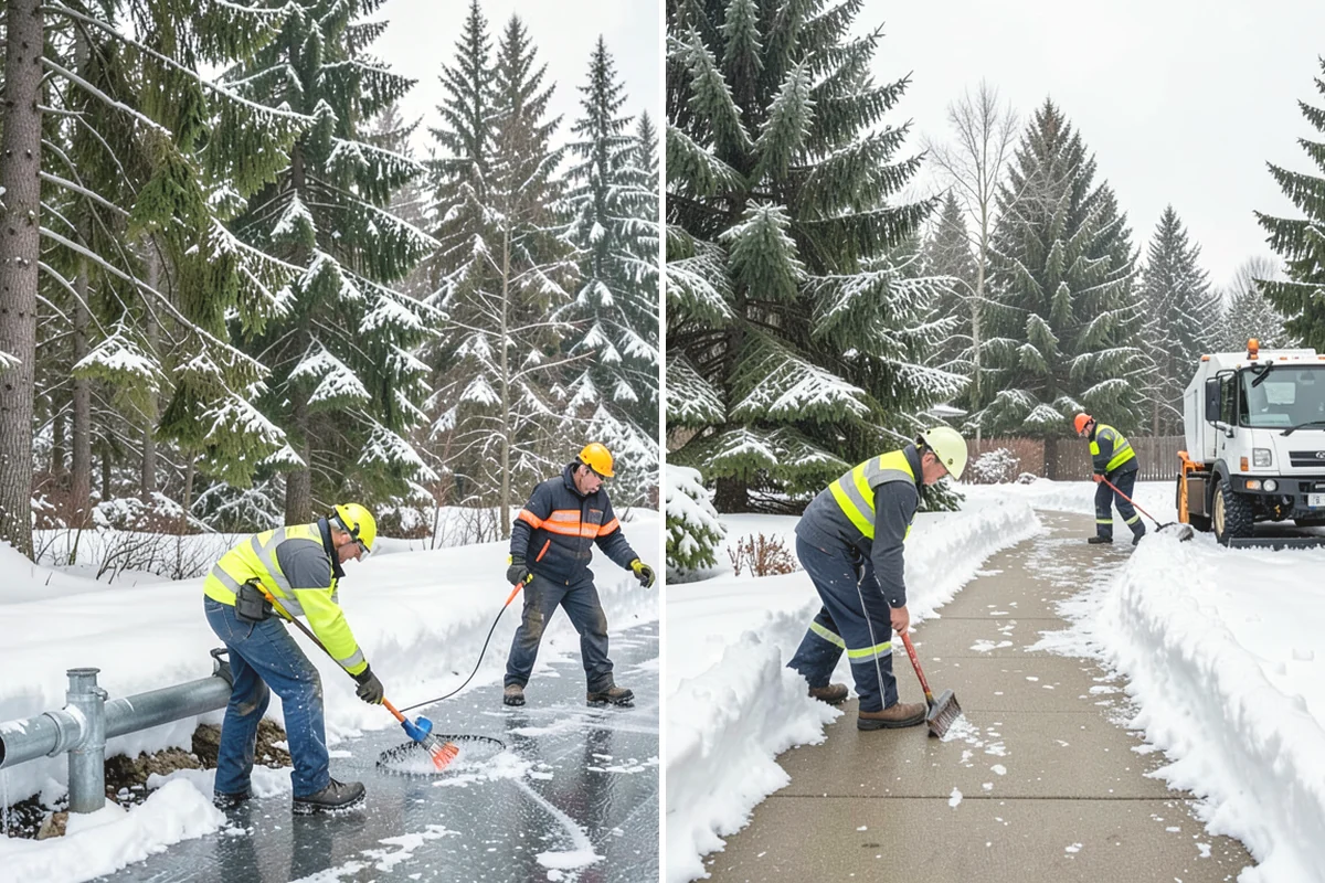 Ramp Snow Removal in La Conner, Skagit County, WA - Clear the full ramp surface from base to crest
