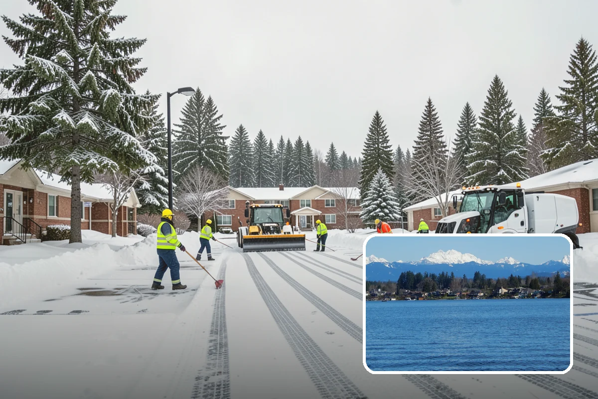 Ramp Snow Removal in Lake Stevens, Snohomish County, WA - Restores traction on the steepest, highest-risk surfaces