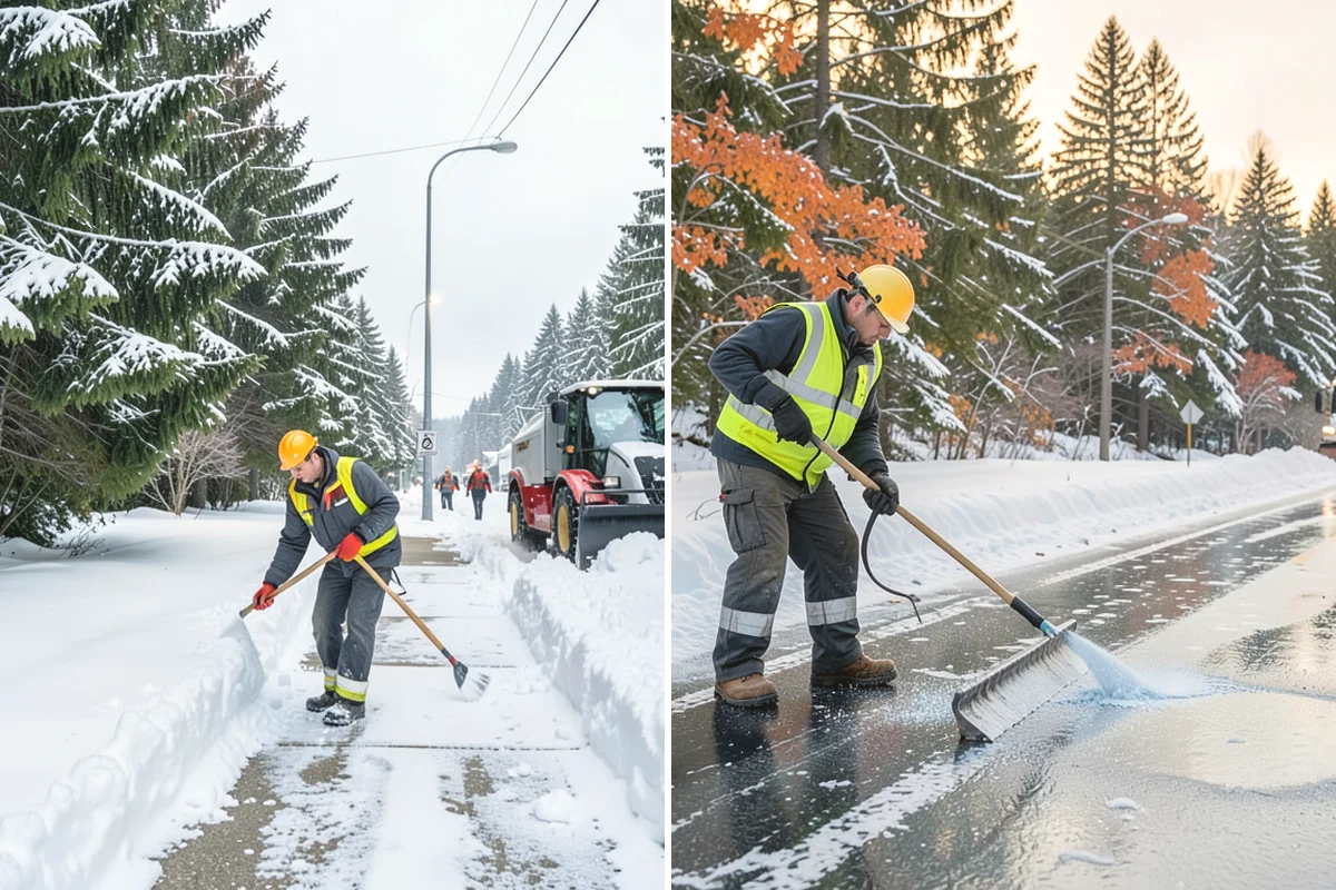 Ramp Snow Removal in Lake Stevens, Snohomish County, WA - Clear the full ramp surface from base to crest