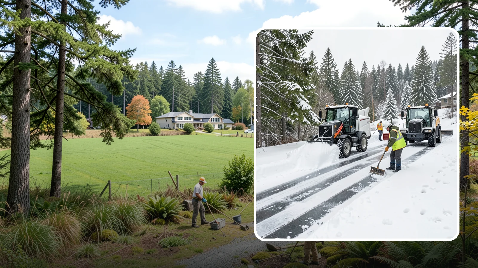 Ramp Snow Removal in Lyman, Skagit County, WA - Clearing of parking ramps and vehicle inclines where snow and ice make grade transitions dangerous for drivers.