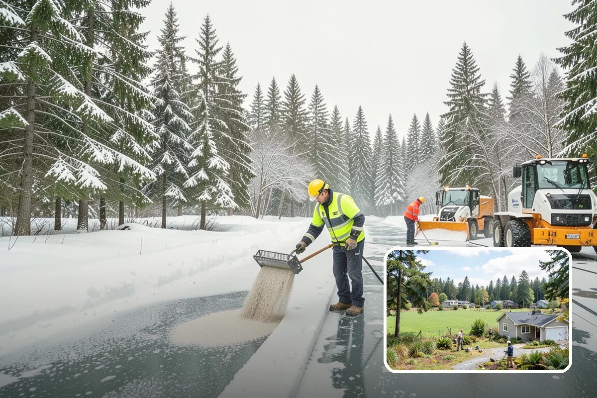Ramp Snow Removal in Lyman, Skagit County, WA - Restores traction on the steepest, highest-risk surfaces