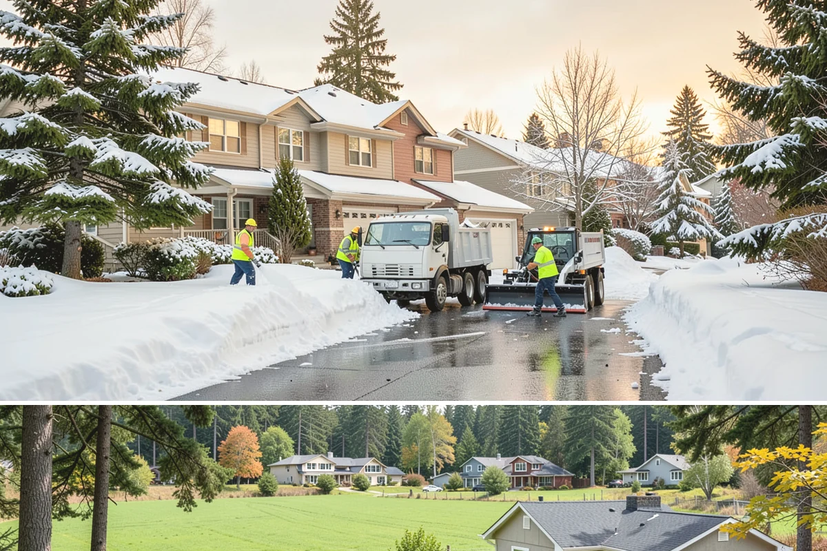 Ramp Snow Removal in Lyman, Skagit County, WA - Keep ramps on active treatment throughout any freeze event, most common in the lowlands from December into February.