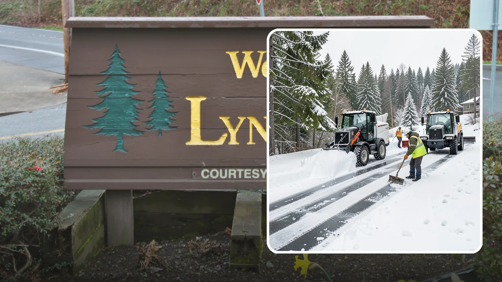 Ramp Snow Removal in Lynnwood, Snohomish County, WA - Clearing of parking ramps and vehicle inclines where snow and ice make grade transitions dangerous for drivers.