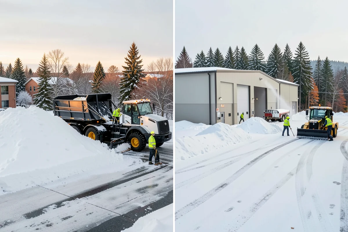 Ramp Snow Removal in Maple Valley, King County, WA - Clear the full ramp surface from base to crest