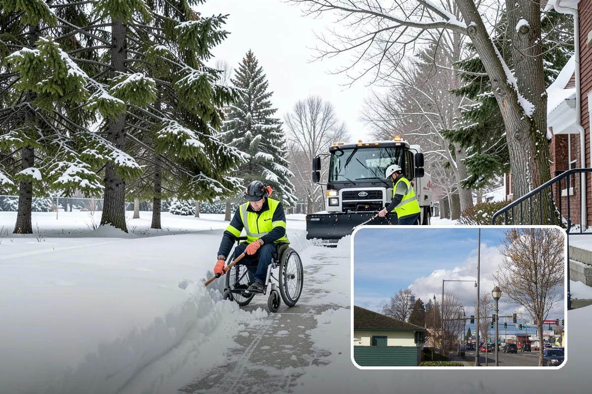 Ramp Snow Removal in Marysville, Snohomish County, WA - Restores traction on the steepest, highest-risk surfaces