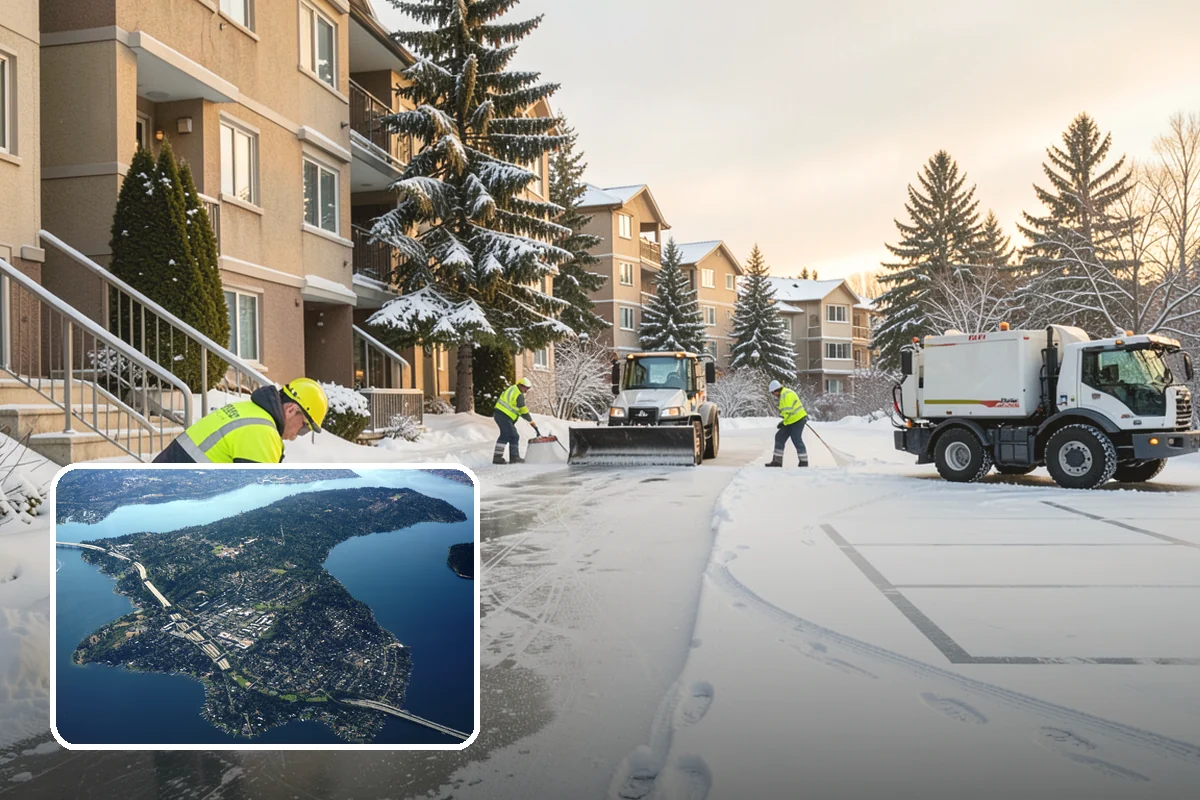 Ramp Snow Removal in Mercer Island, King County, WA - Restores traction on the steepest, highest-risk surfaces