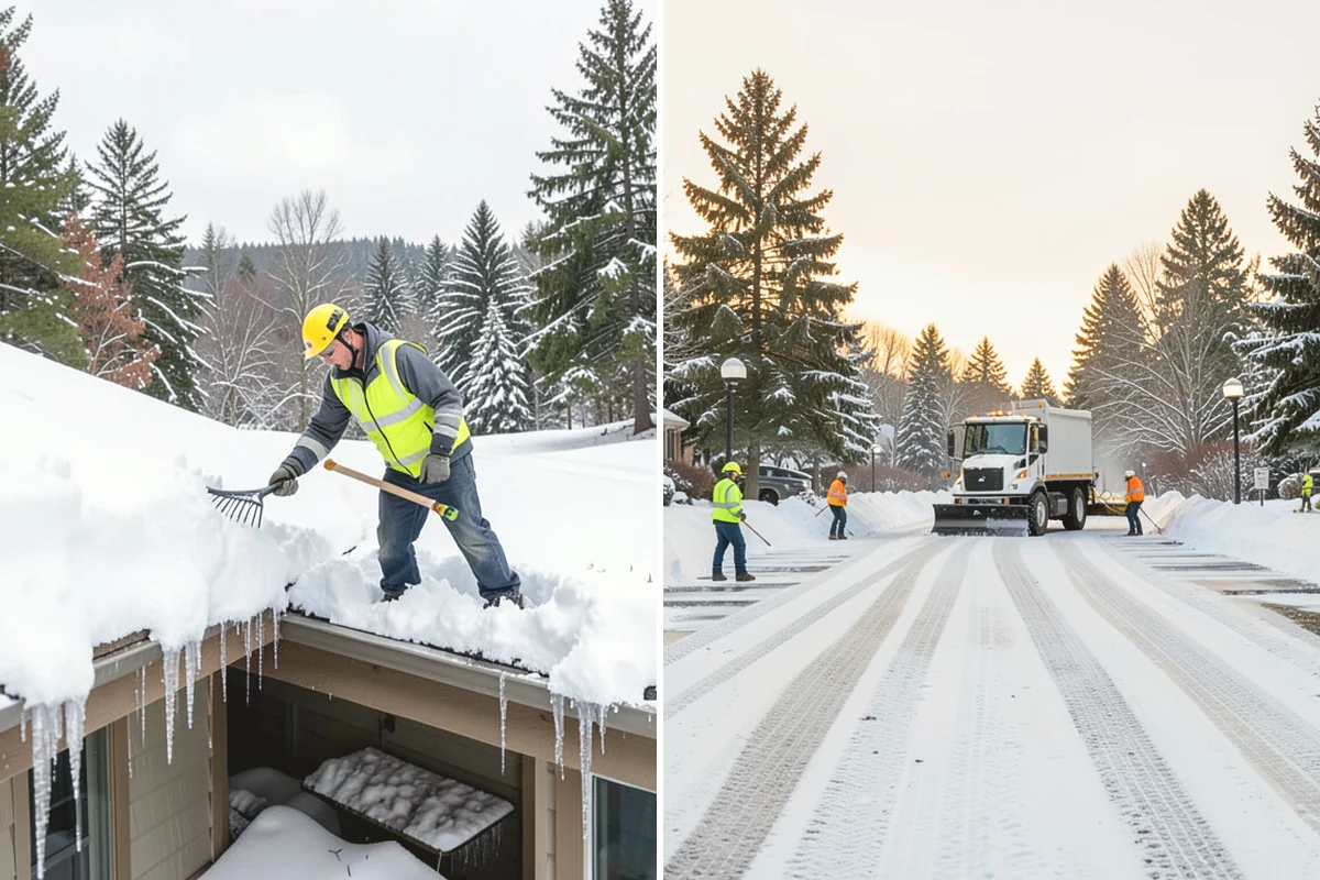 Ramp Snow Removal in Mercer Island, King County, WA - Clear the full ramp surface from base to crest