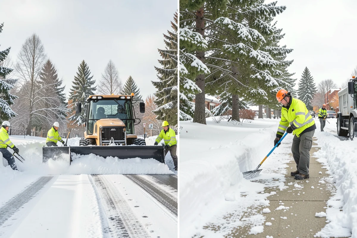 Ramp Snow Removal in Mill Creek, Snohomish County, WA - Clear the full ramp surface from base to crest