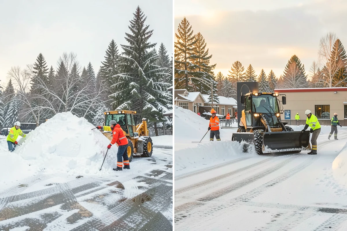 Ramp Snow Removal in Mount Vernon, Skagit County, WA - Clear the full ramp surface from base to crest
