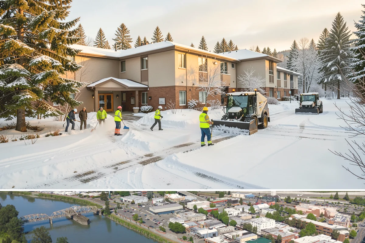 Ramp Snow Removal in Mount Vernon, Skagit County, WA - Keep ramps on active treatment throughout any freeze event, most common in the lowlands from December into February.