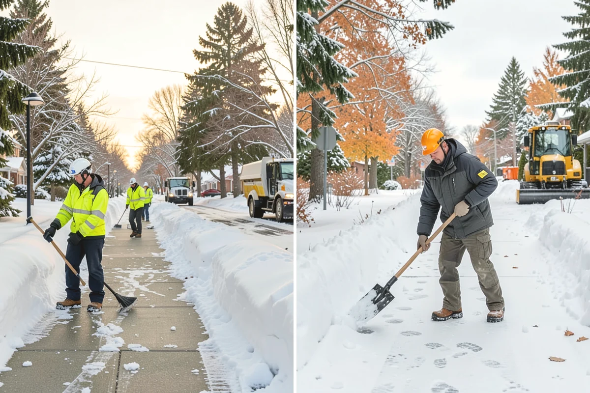 Ramp Snow Removal in Mountlake Terrace, Snohomish County, WA - Clear the full ramp surface from base to crest