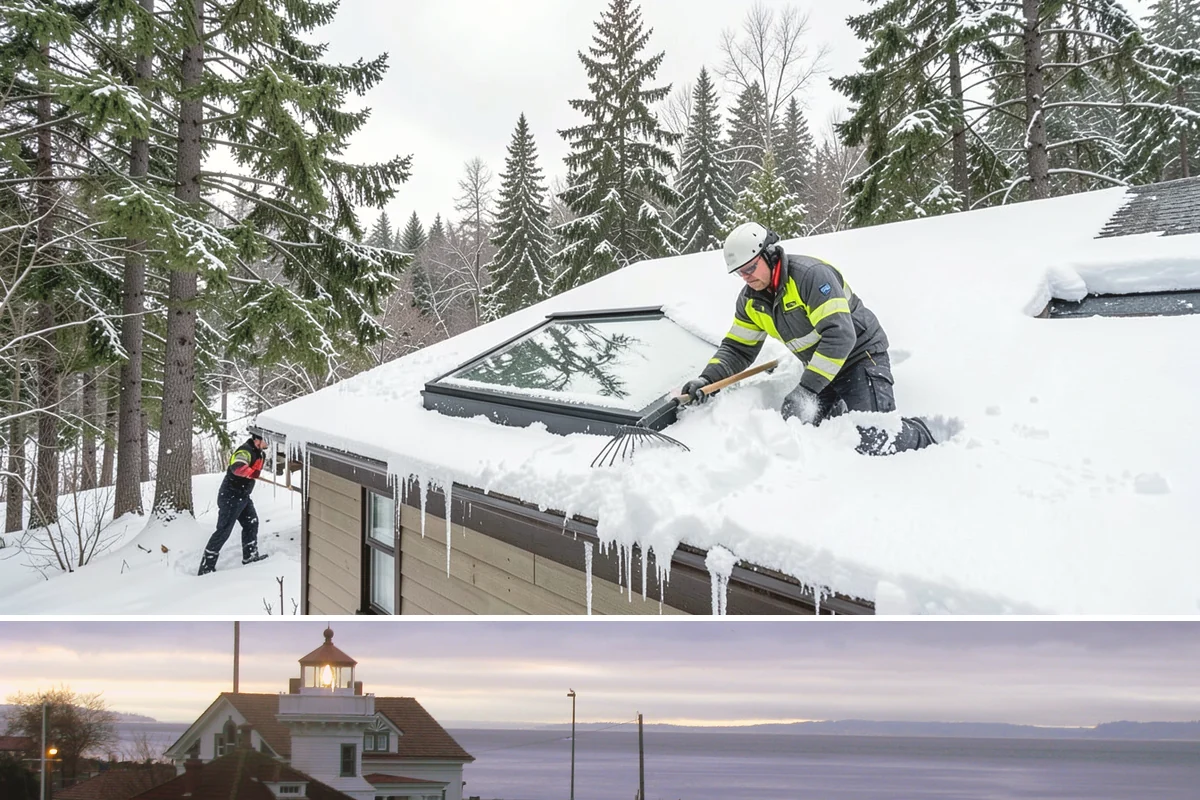 Ramp Snow Removal in Mukilteo, Snohomish County, WA - Keep ramps on active treatment throughout any freeze event, most common in the lowlands from December into February.