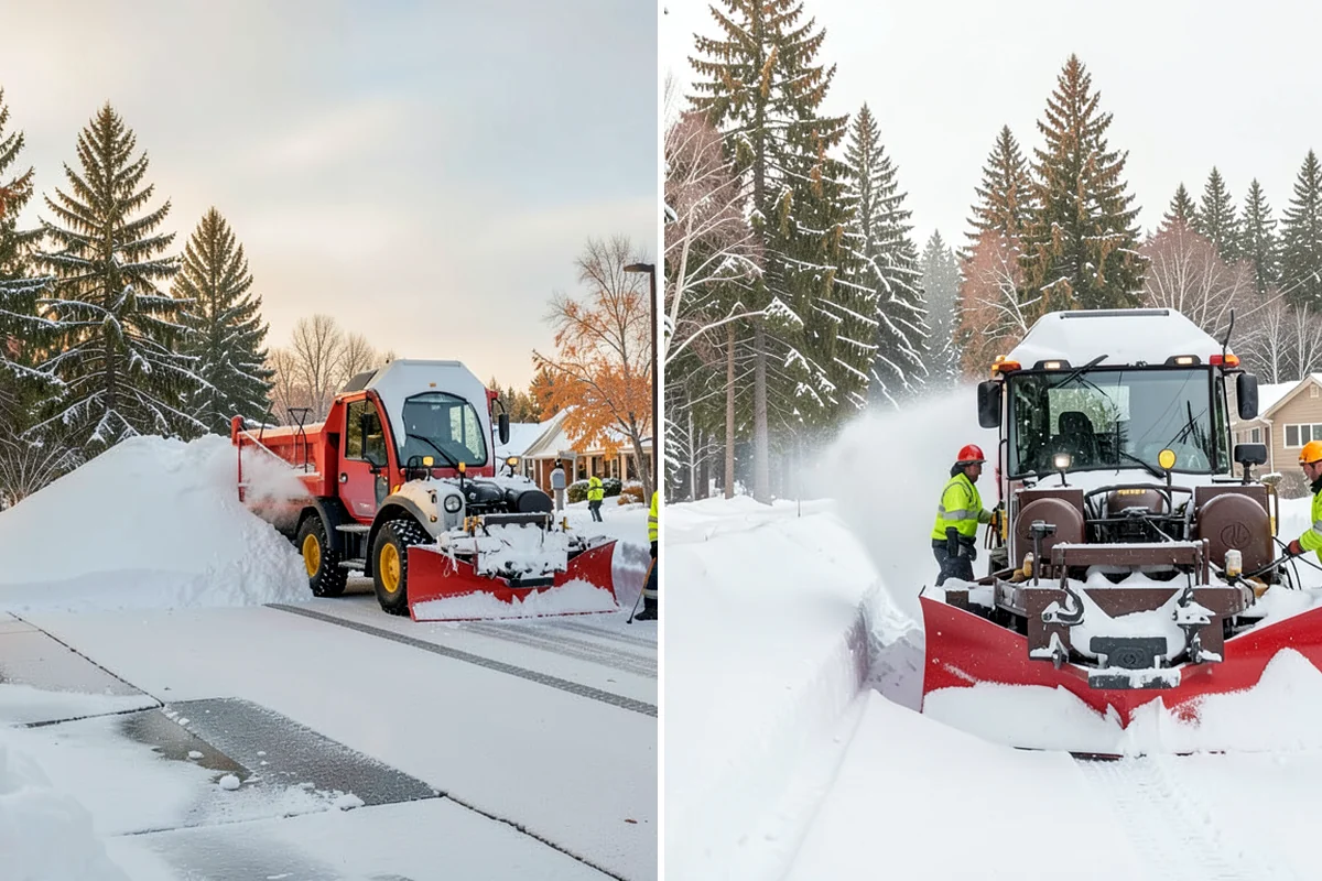 Ramp Snow Removal in Normandy Park, King County, WA - Clear the full ramp surface from base to crest
