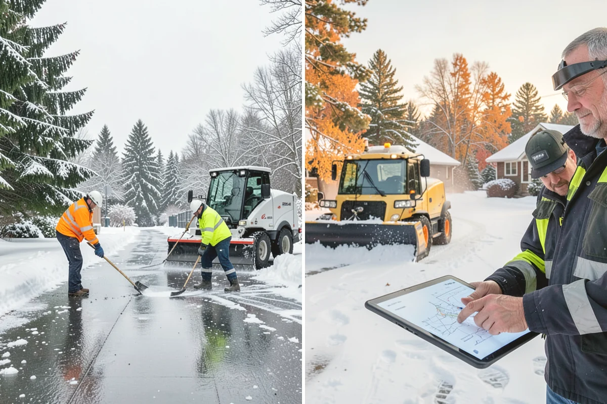 Ramp Snow Removal in North Bend, King County, WA - Clear the full ramp surface from base to crest