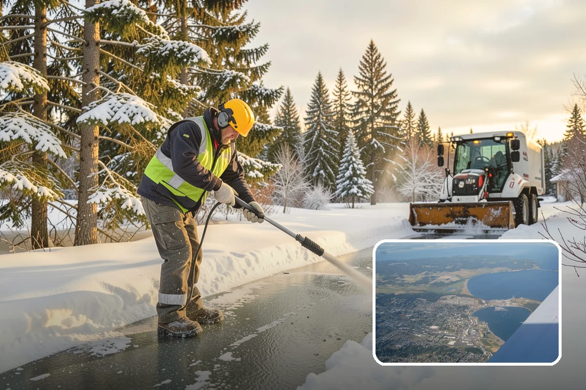 Ramp Snow Removal in Oak Harbor, Island County, WA - Restores traction on the steepest, highest-risk surfaces