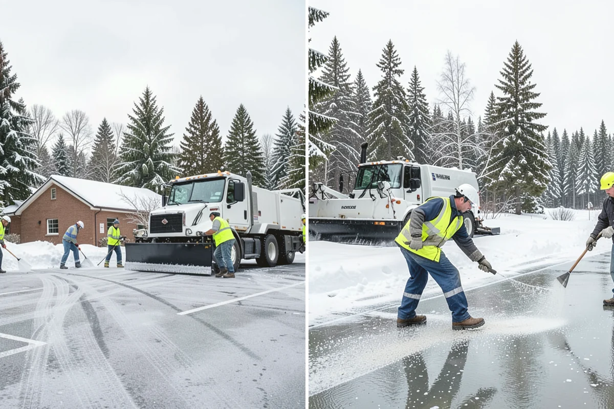 Ramp Snow Removal in Oak Harbor, Island County, WA - Clear the full ramp surface from base to crest
