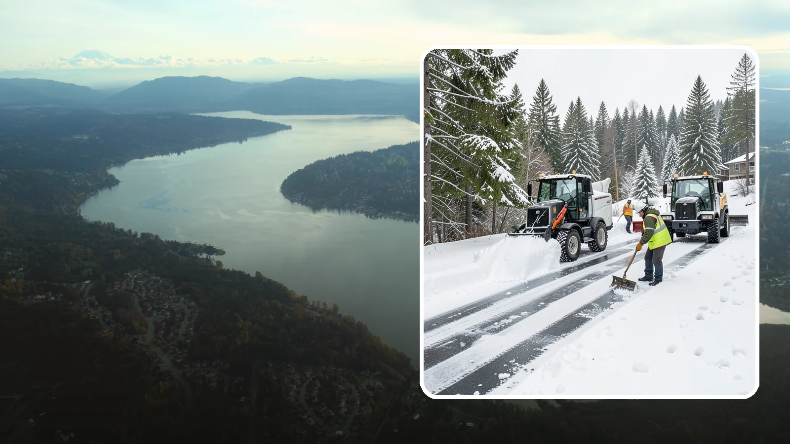 Ramp Snow Removal in Sammamish, King County, WA - Clearing of parking ramps and vehicle inclines where snow and ice make grade transitions dangerous for drivers.