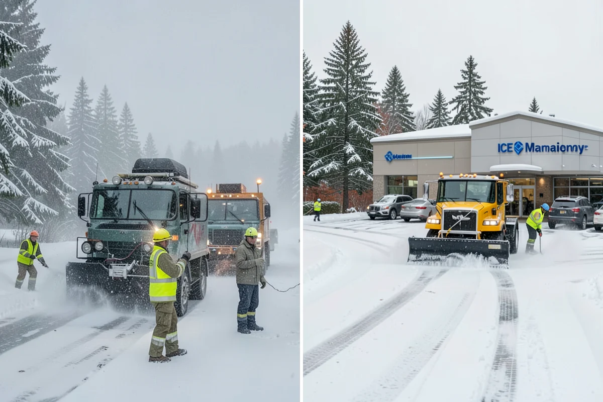 Ramp Snow Removal in Shoreline, King County, WA - Clear the full ramp surface from base to crest