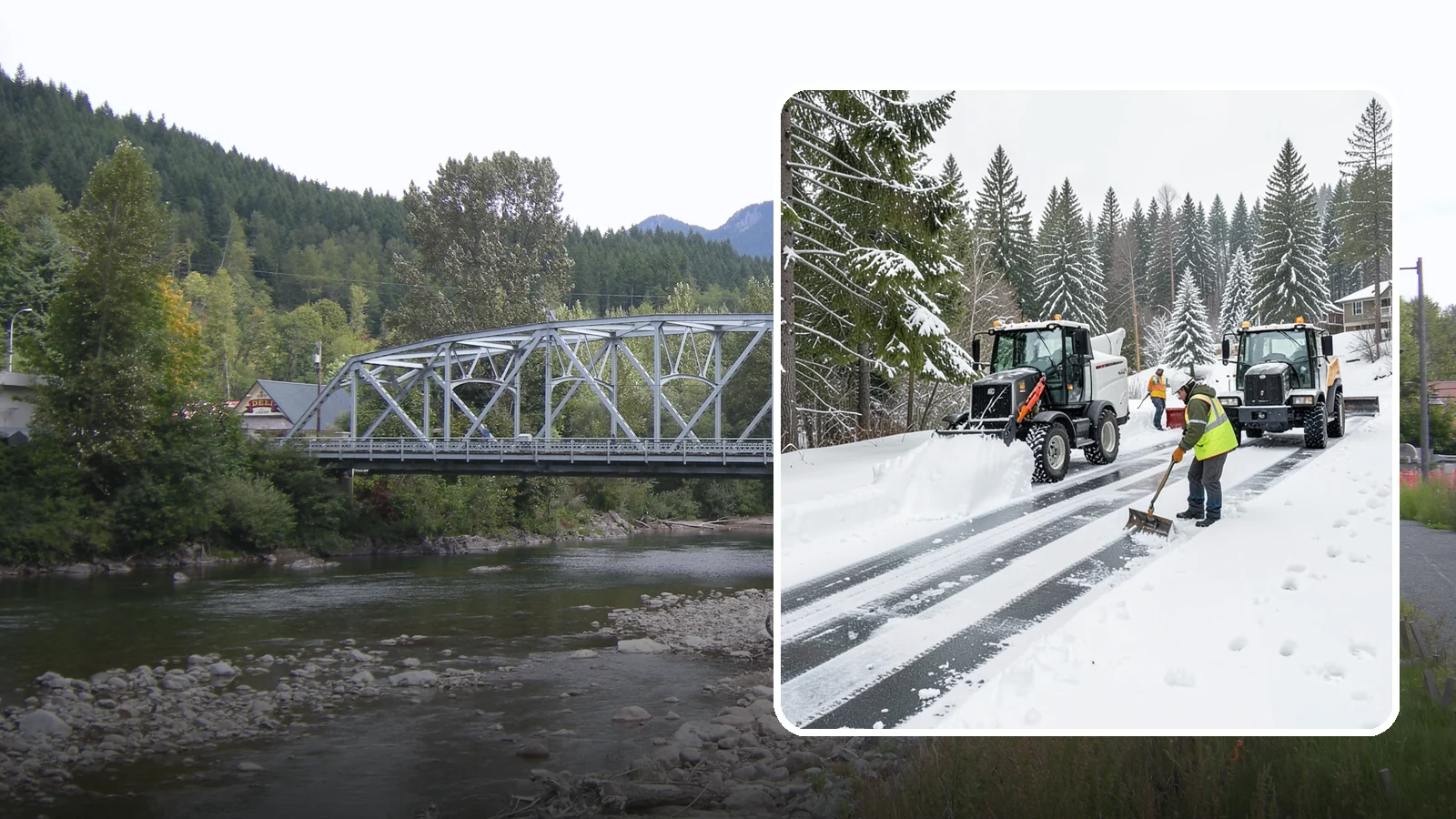 Ramp Snow Removal in Skykomish, King County, WA - Clearing of parking ramps and vehicle inclines where snow and ice make grade transitions dangerous for drivers.