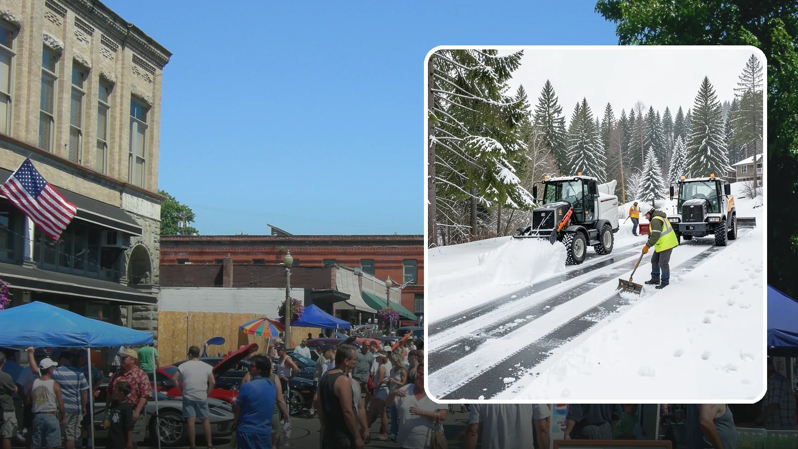 Ramp Snow Removal in Snohomish, Snohomish County, WA - Clearing of parking ramps and vehicle inclines where snow and ice make grade transitions dangerous for drivers.