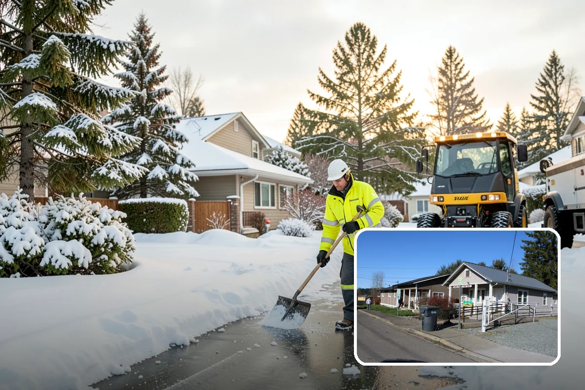 Ramp Snow Removal in South Prairie, Pierce County, WA - Restores traction on the steepest, highest-risk surfaces