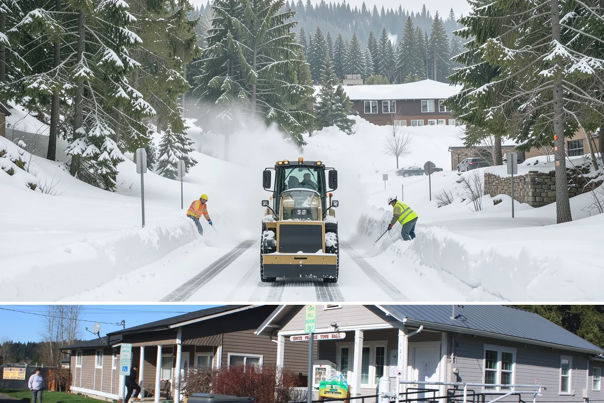 Ramp Snow Removal in South Prairie, Pierce County, WA - Keep ramps on active treatment throughout any freeze event, most common in the lowlands from December into February.