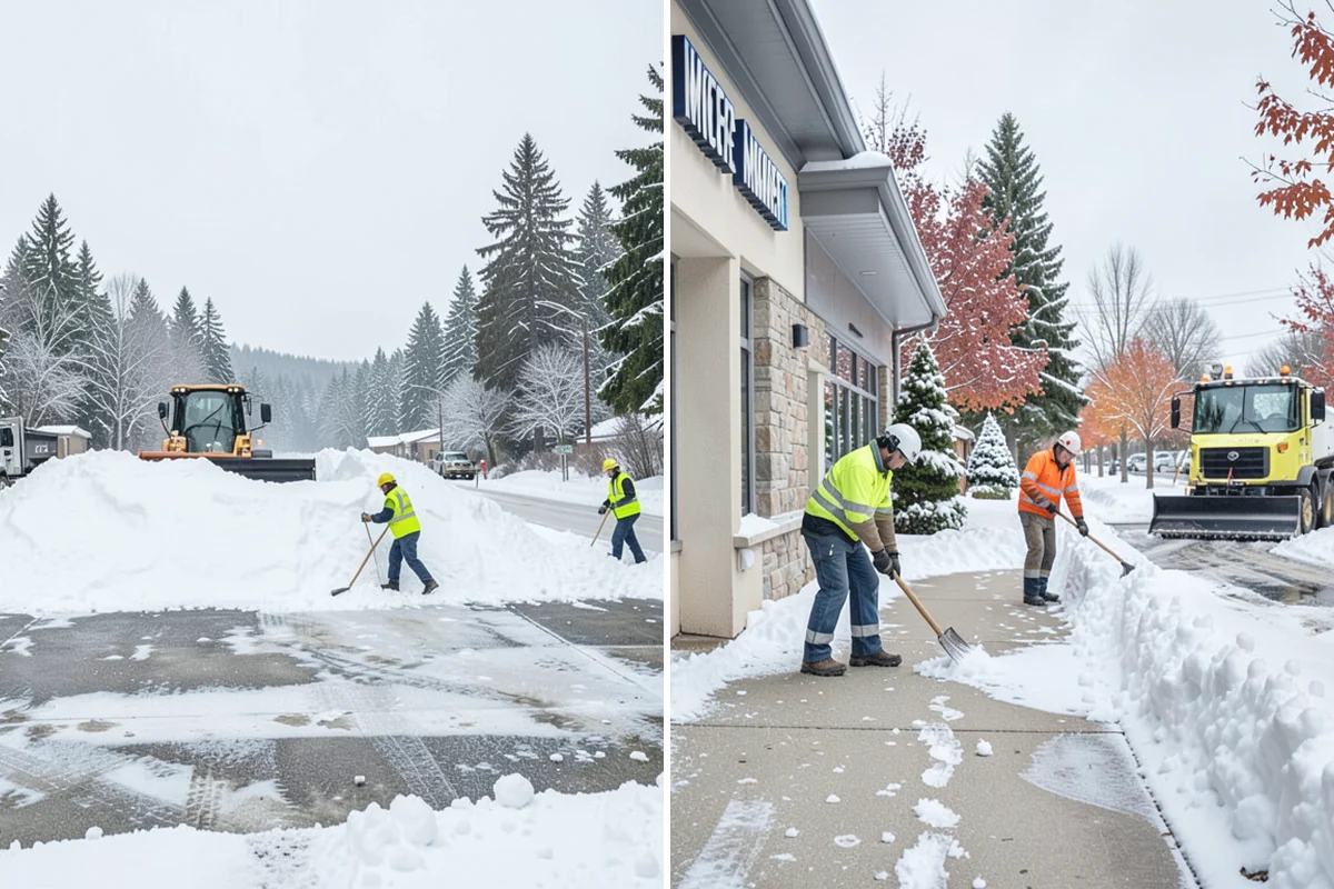 Ramp Snow Removal in Sumner, Pierce County, WA - Clear the full ramp surface from base to crest