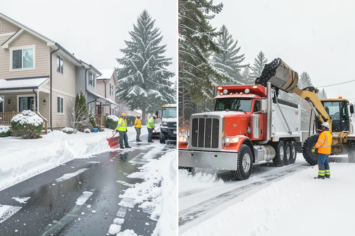 Ramp Snow Removal in Tacoma, Pierce County, WA - Clear the full ramp surface from base to crest