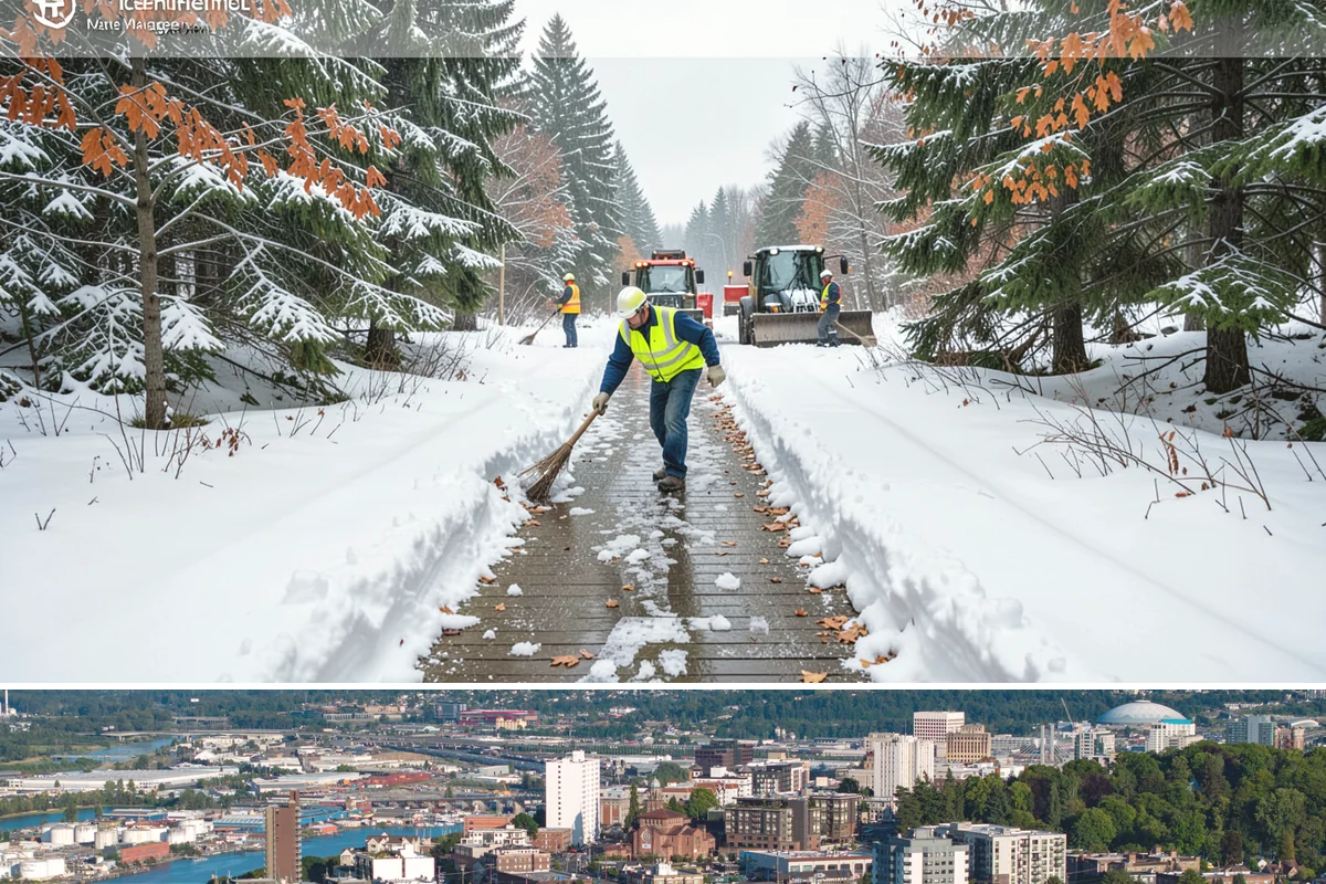 Ramp Snow Removal in Tacoma, Pierce County, WA - Keep ramps on active treatment throughout any freeze event, most common in the lowlands from December into February.