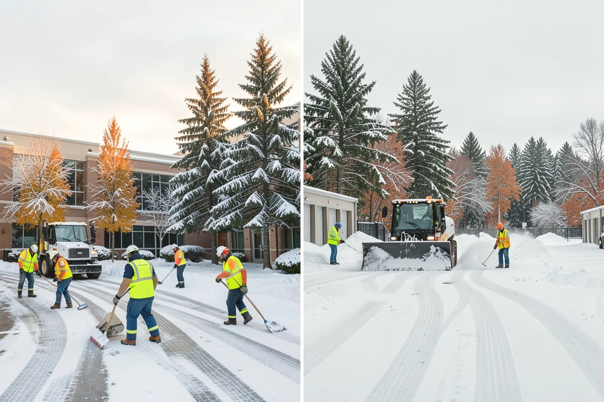 Ramp Snow Removal in Tukwila, King County, WA - Clear the full ramp surface from base to crest