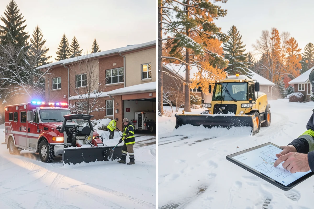 Ramp Snow Removal in Wilkeson, Pierce County, WA - Clear the full ramp surface from base to crest
