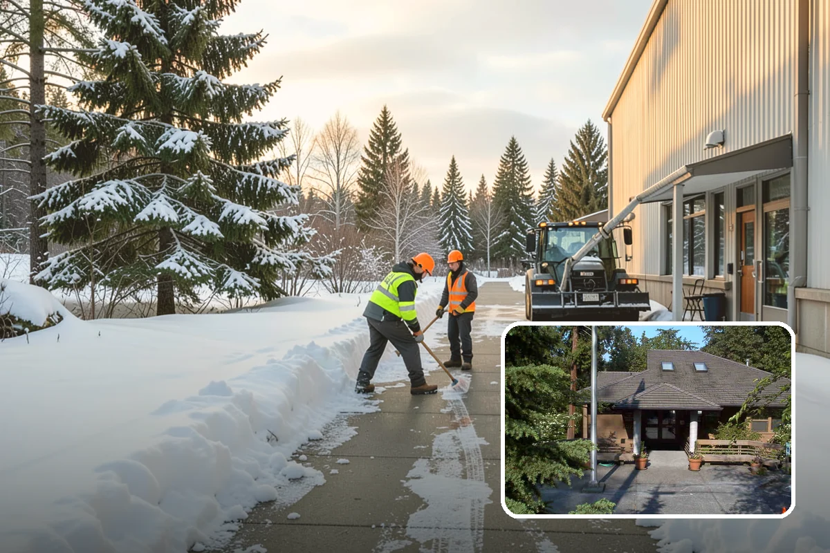 Ramp Snow Removal in Yarrow Point, King County, WA - Restores traction on the steepest, highest-risk surfaces