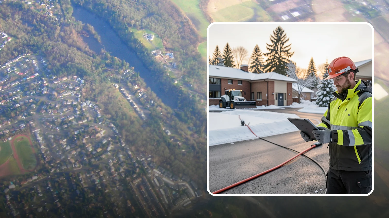 Refreeze Prevention in Algona, King County, WA - Refreeze prevention stops daytime meltwater from turning back into dangerous ice once temperatures drop after dark.