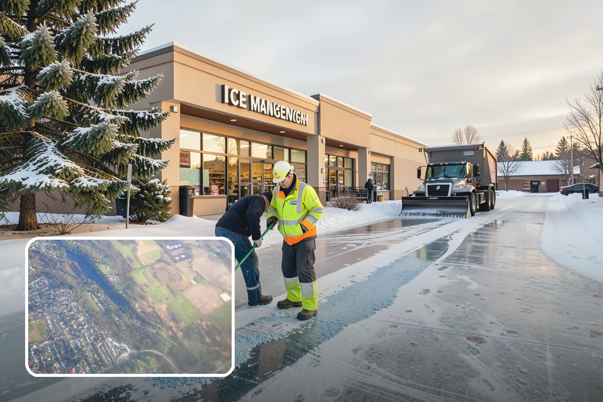 Refreeze Prevention in Algona, King County, WA - Stops afternoon melt from refreezing into overnight glaze