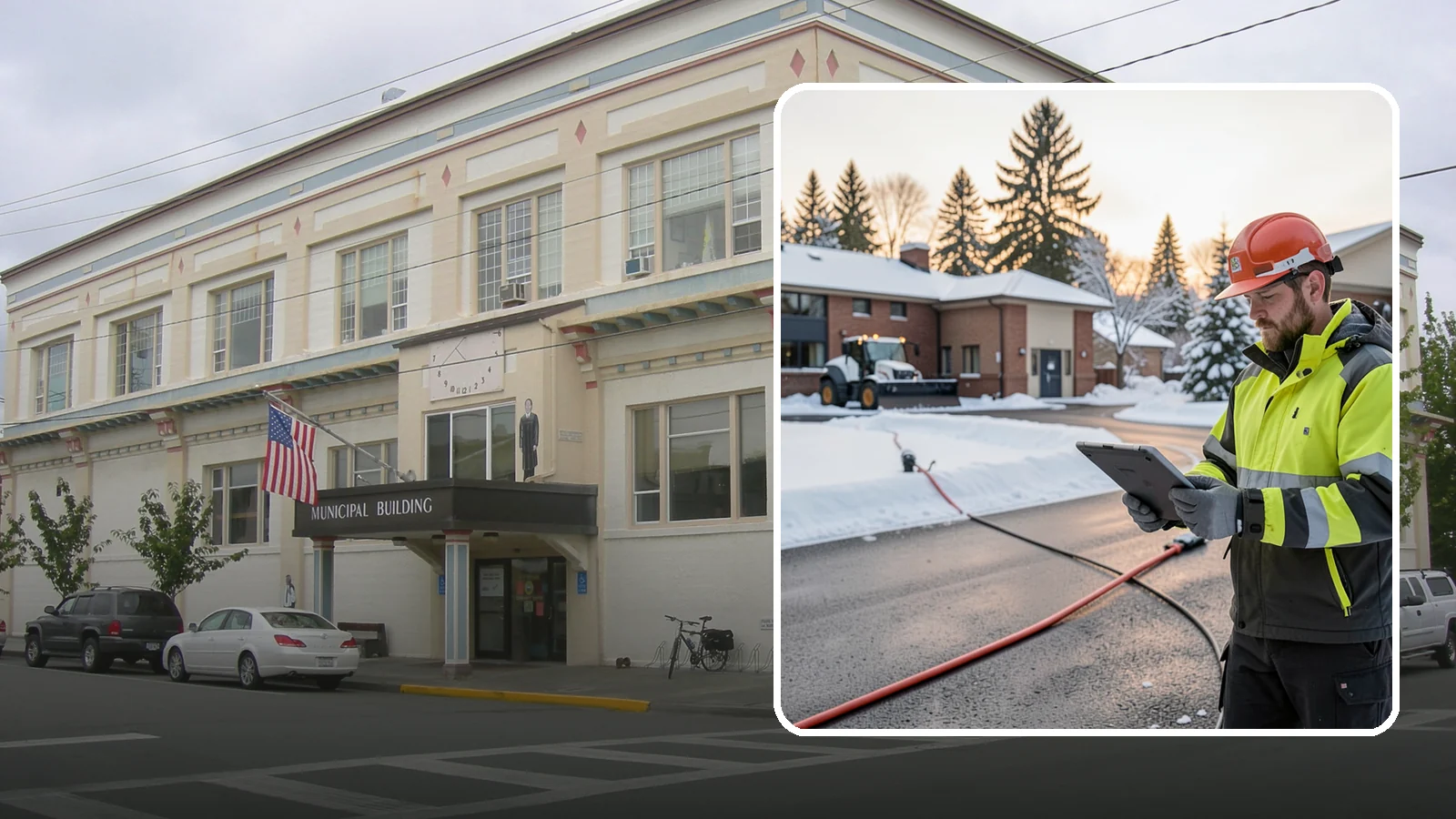 Refreeze Prevention in Anacortes, Skagit County, WA - Refreeze prevention stops daytime meltwater from turning back into dangerous ice once temperatures drop after dark.