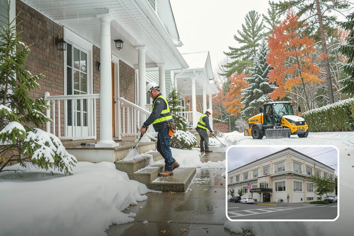 Refreeze Prevention in Anacortes, Skagit County, WA - Stops afternoon melt from refreezing into overnight glaze