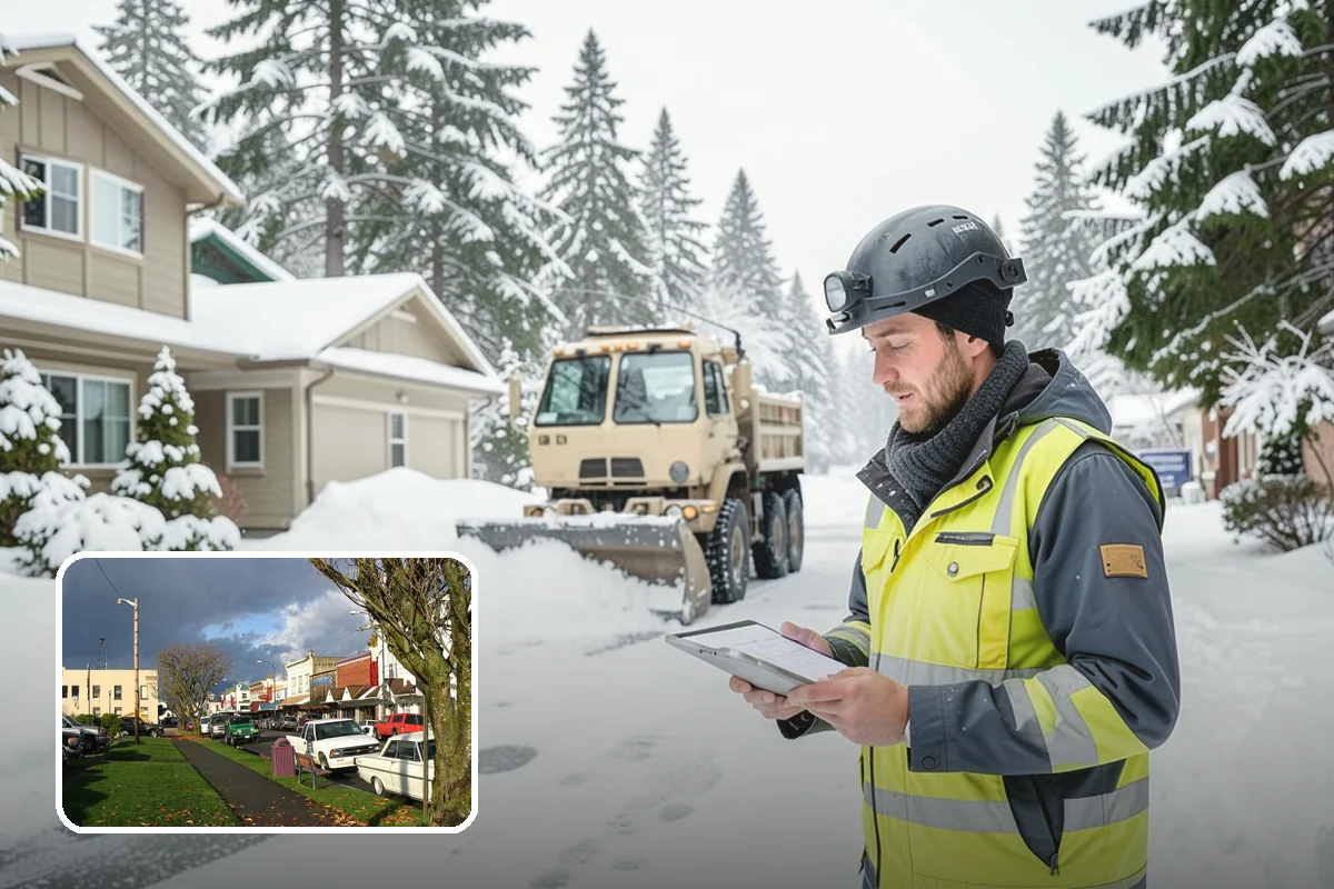 Refreeze Prevention in Arlington, Snohomish County, WA - Stops afternoon melt from refreezing into overnight glaze