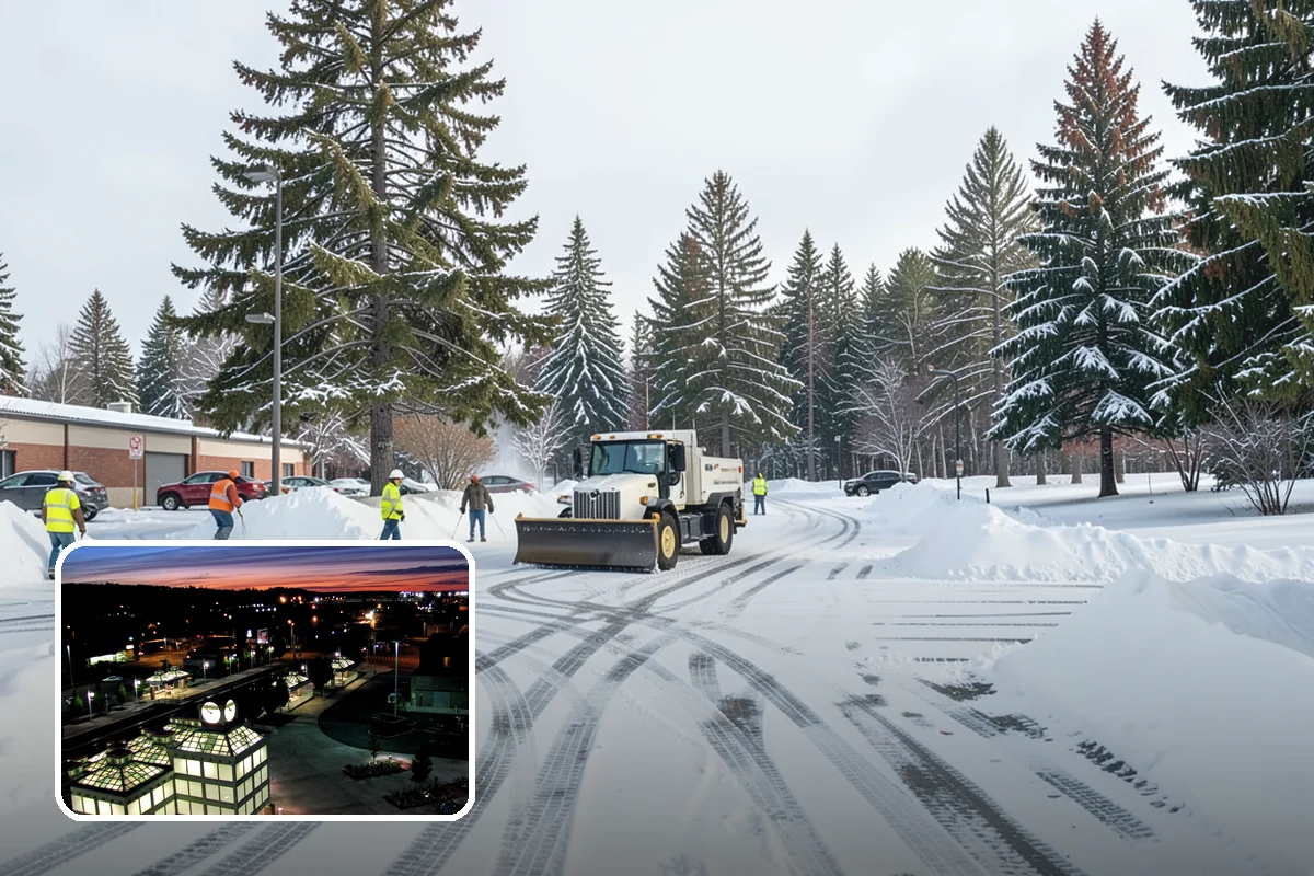 Refreeze Prevention in Auburn, King County, WA - Stops afternoon melt from refreezing into overnight glaze
