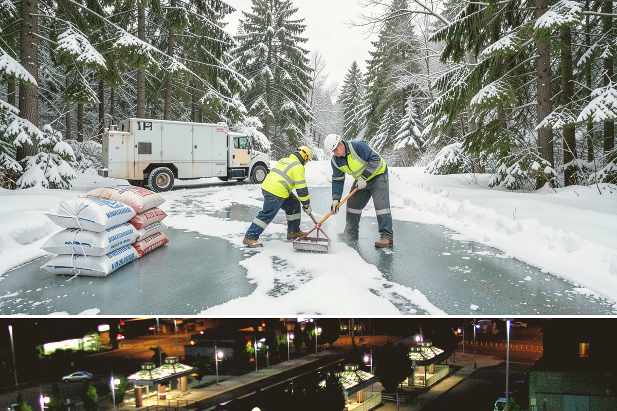 Refreeze Prevention in Auburn, King County, WA - Refreeze prevention is essential from November through February, whenever Puget Sound daytime melt is followed by clear, freezing...