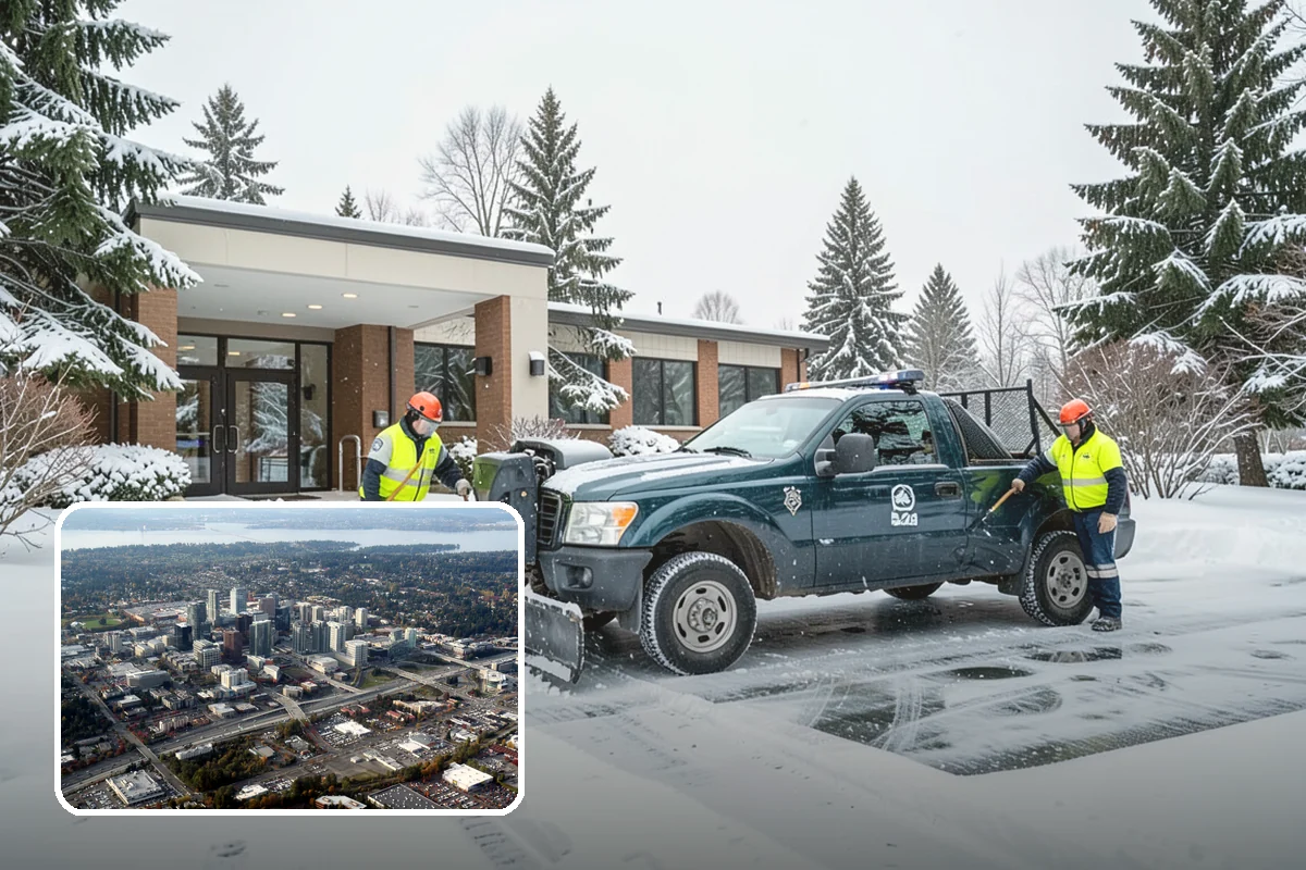 Refreeze Prevention in Bellevue, King County, WA - Stops afternoon melt from refreezing into overnight glaze