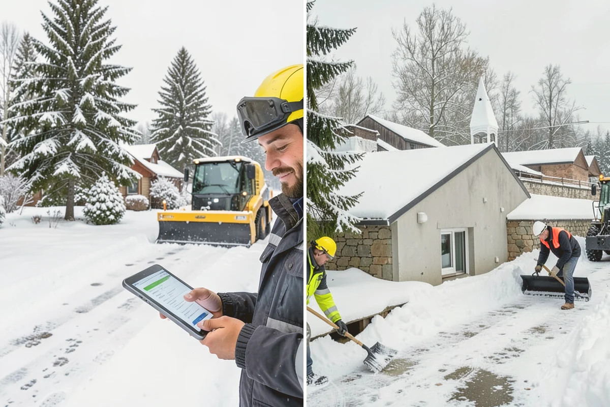 Refreeze Prevention in Bellevue, King County, WA - Clear standing meltwater from low points and shaded zones