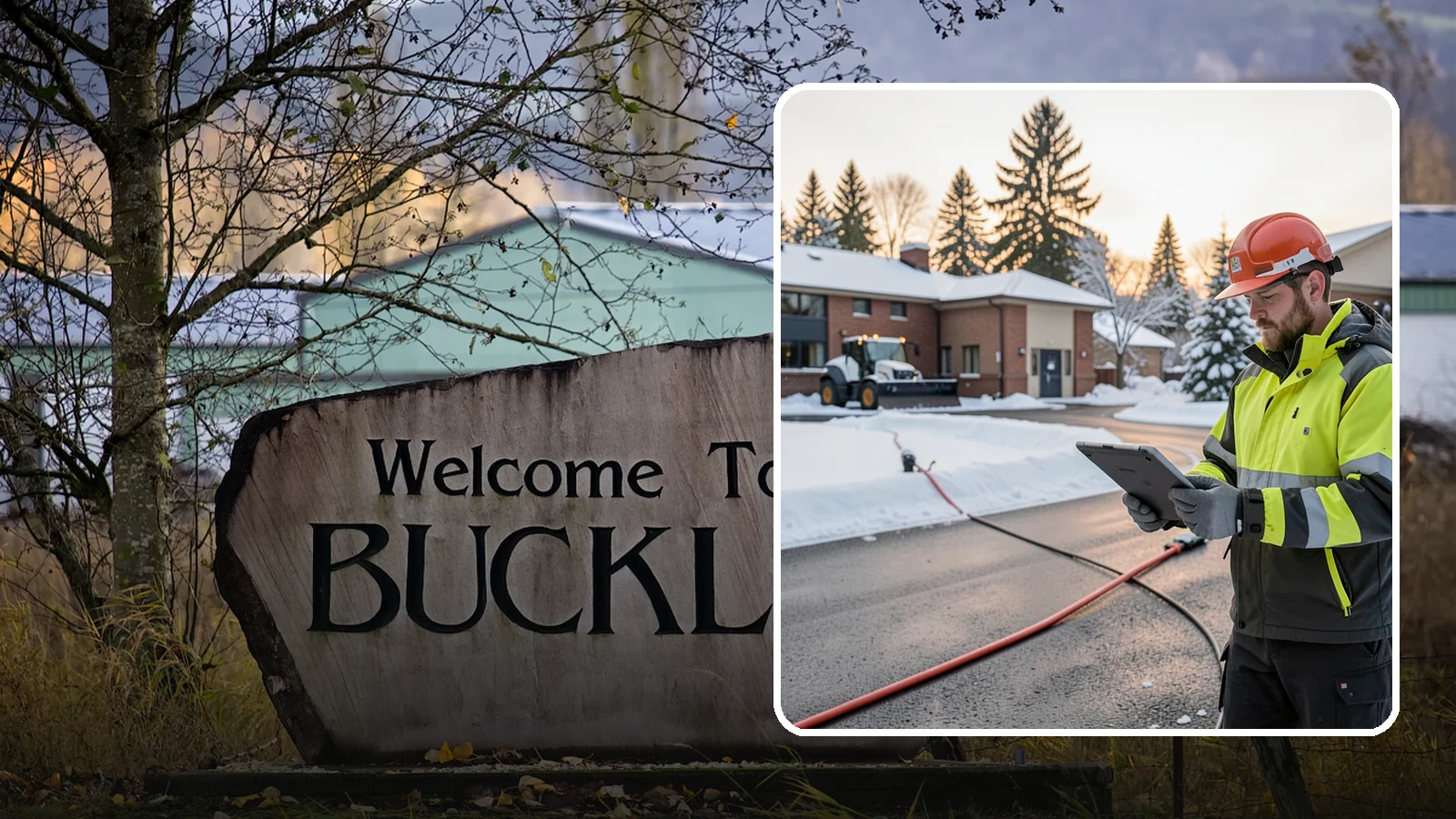 Refreeze Prevention in Buckley, Pierce County, WA - Refreeze prevention stops daytime meltwater from turning back into dangerous ice once temperatures drop after dark.