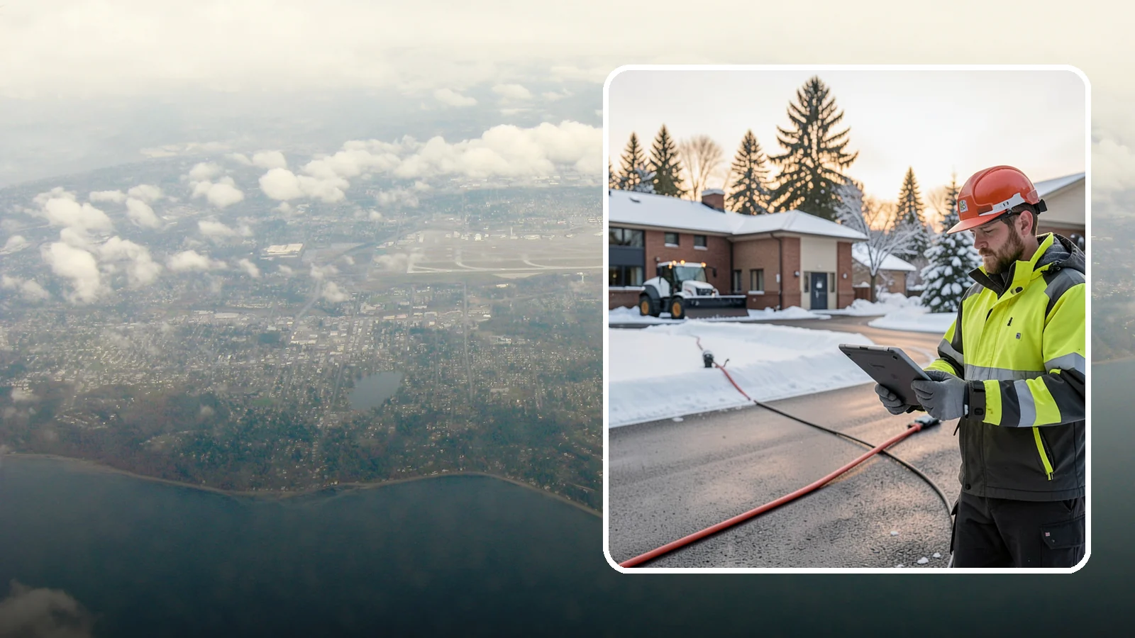 Refreeze Prevention in Burien, King County, WA - Refreeze prevention stops daytime meltwater from turning back into dangerous ice once temperatures drop after dark.