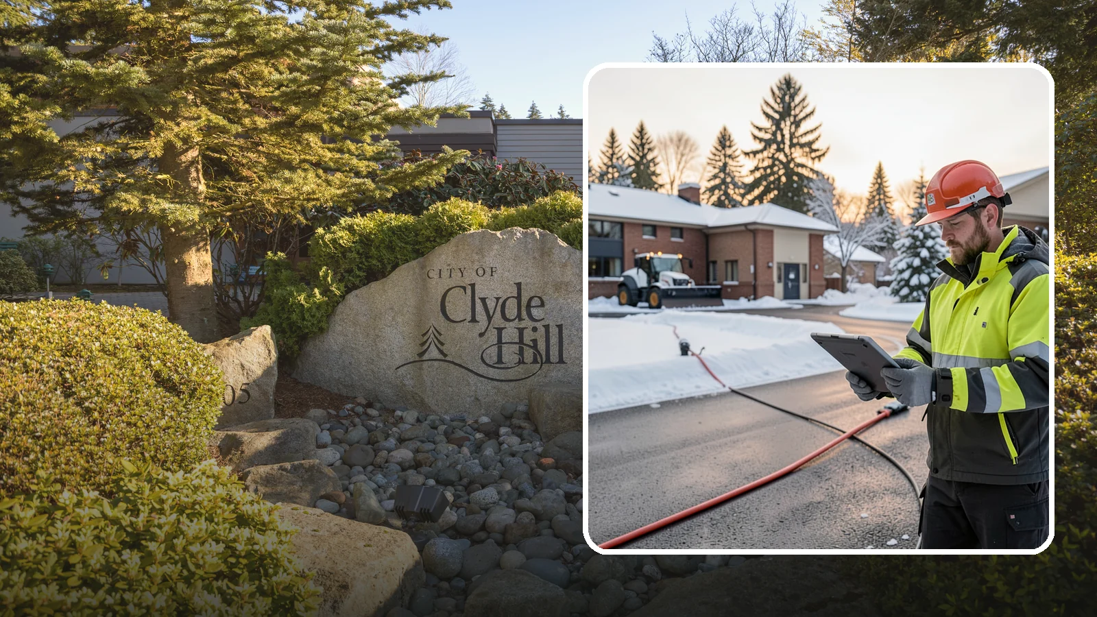 Refreeze Prevention in Clyde Hill, King County, WA - Refreeze prevention stops daytime meltwater from turning back into dangerous ice once temperatures drop after dark.