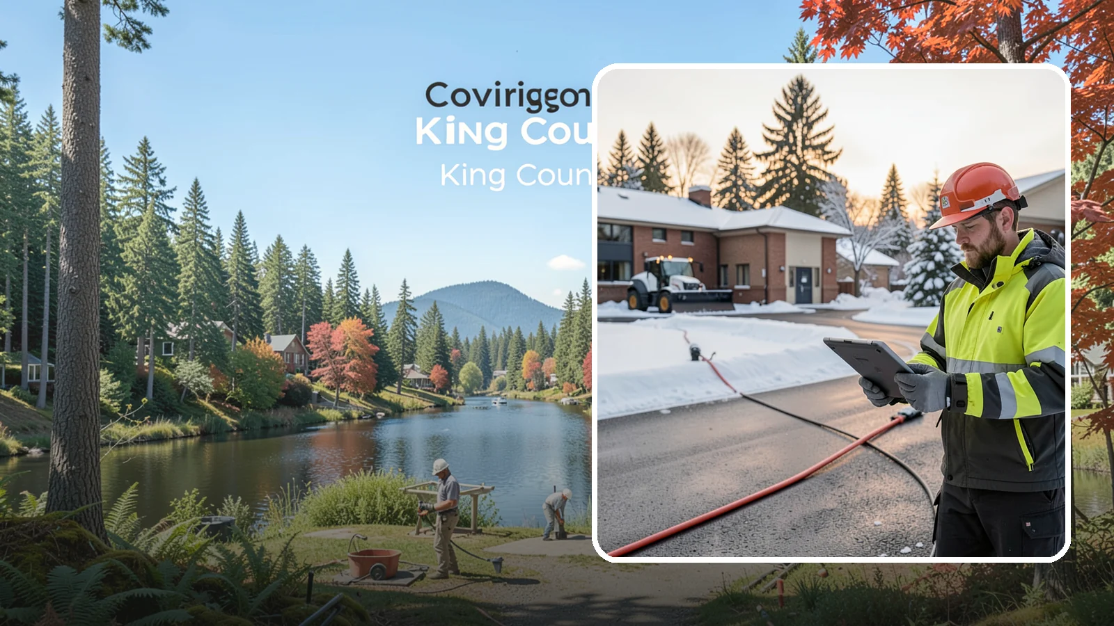 Refreeze Prevention in Covington, King County, WA - Refreeze prevention stops daytime meltwater from turning back into dangerous ice once temperatures drop after dark.