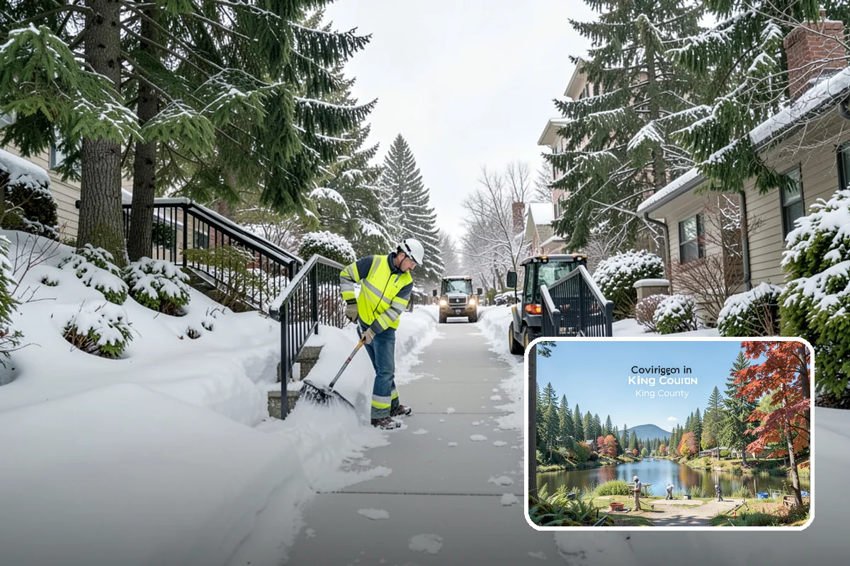 Refreeze Prevention in Covington, King County, WA - Stops afternoon melt from refreezing into overnight glaze