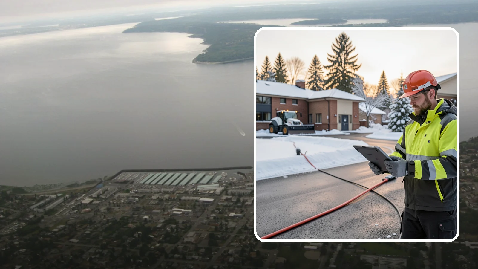 Refreeze Prevention in Des Moines, King County, WA - Refreeze prevention stops daytime meltwater from turning back into dangerous ice once temperatures drop after dark.